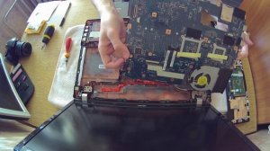 Acer v3-771G Замена термопасты