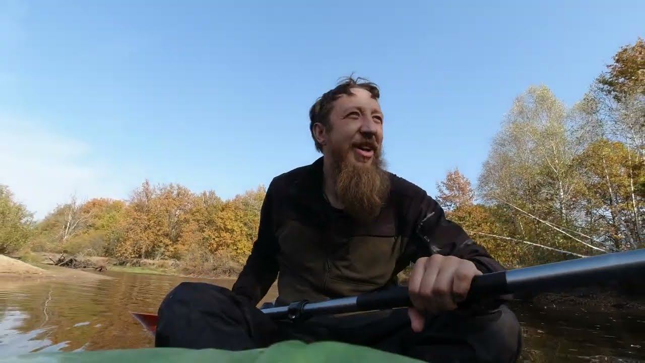 5 Пра высохла. Сплав в октябре. Кто закрыл реку сетью. Пра с дрона. КукуруЗо. смотреть онлайн