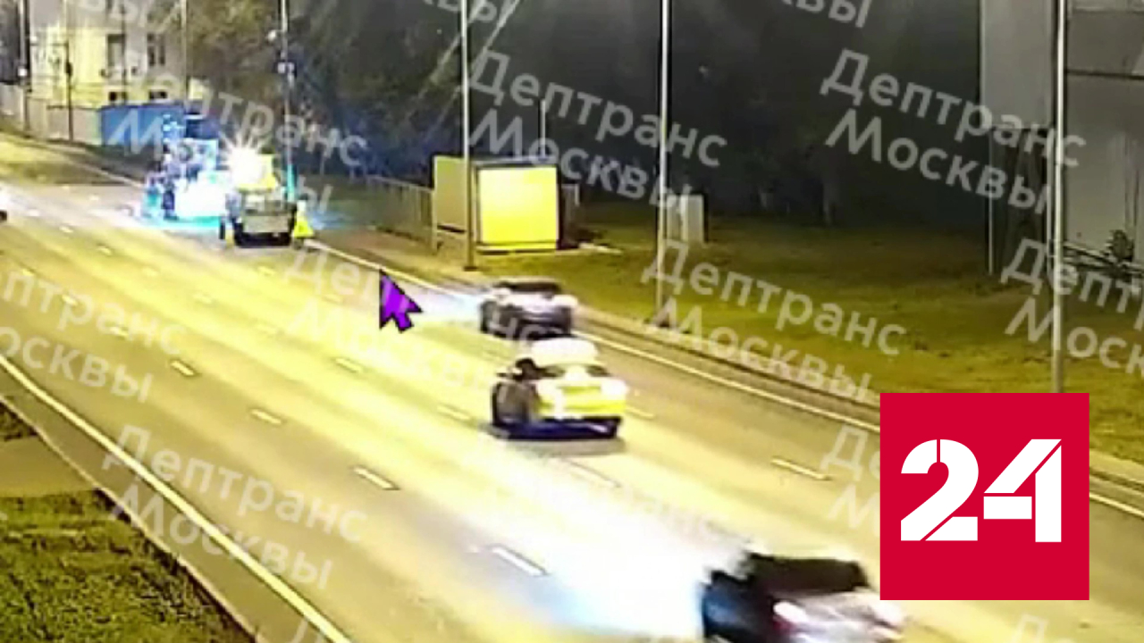 Легковушка насмерть сбила человека на востоке Москвы - Россия 24