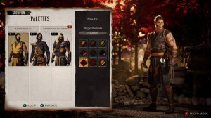 Mortal Kombat 1 | MAX LEVEL SCORPION ALL SKINS AND GEAR With All Color Palettes UNLOCKED Showcase