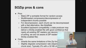 2023 | SOZip: using directly (geospatial) large compressed files in a ZIP archive! - Even Rouault