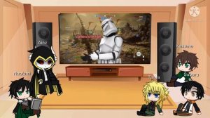 Isekai Quartet react to Russian badger Star wars battlefront (1 of 2)