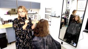 Как покрасить седые корни. Делаю уход и окрашивание одновременно.