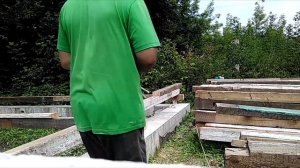 Начало стройки \ шлифую фундамент Часть 1