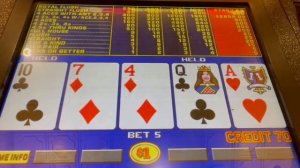 Video Poker: Double Double Bonus Poker Progressive - Dollar machine