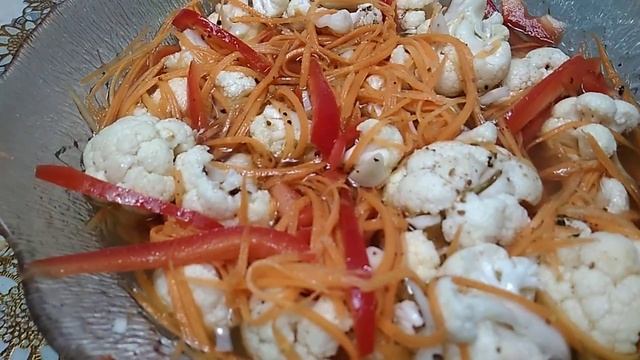 Цветная капуста по корейски. Очень вкусно смотреть онлайн