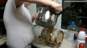 Подготовка дубовой бочки