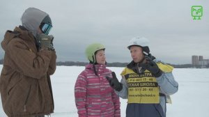 Встать на сноукайт за один урок ? Snowkiting
