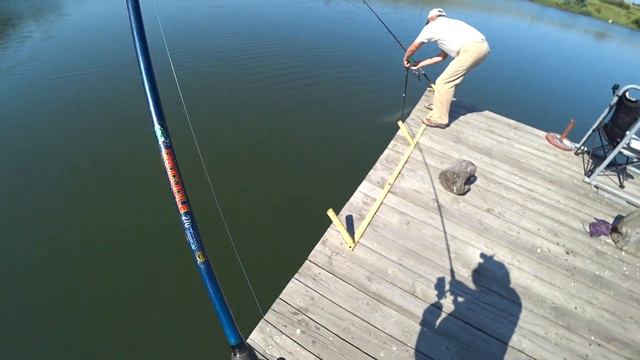 Зачетный толстолобик на поплавок, испытание прикормочного кораблика смотреть онлайн