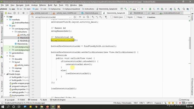 Implementing Admob Banner, Interstitial and Rewarded Video Ads - Android Studio смотреть онлайн