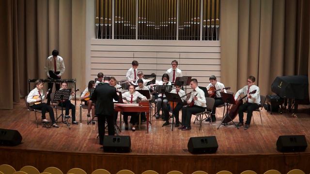 Россия; Москва; Оркестр русских народных инструментов ДШИ им. И.Ф.Стравинского смотреть онлайн