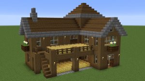 Майнкрафт - Как построить еловый дом для выживания. Minecraft
