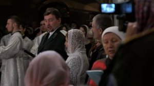 Колядка "Добрый вечер тобi". Исполняет духовенство Благовещенского кафедрального собора