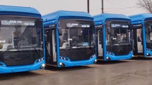 Новая партия современных, экологически чистых автобусов с завода готова к отправке в Сочи