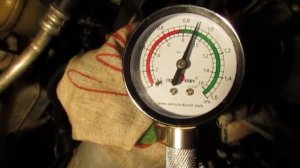 Проверка давления подающего насоса ТНВД