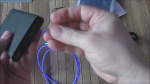 Посылка с Aliexpress.Светящийся кабель для зарядки телефона.