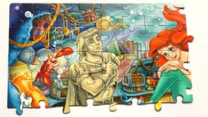 Puzzle The Little Mermaid Disney Princes Ariel Learning Toys Video for Kids