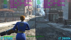 i7 2600K vs i7 9700K Test in 8 Games