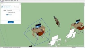 How to use Curic Make2D Plugin in SketchUp - TutorialsUp