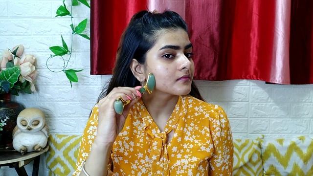 How to Use Jade Roller/Rose Quartz roller/Gua sha for Glowing skin | Benefits | GIVEAWAY смотреть онлайн