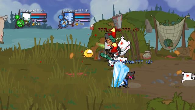 Castle Crashers➤Смелые боящиеся люди, пришли за печенькой➤#2  Кооп - прохождение