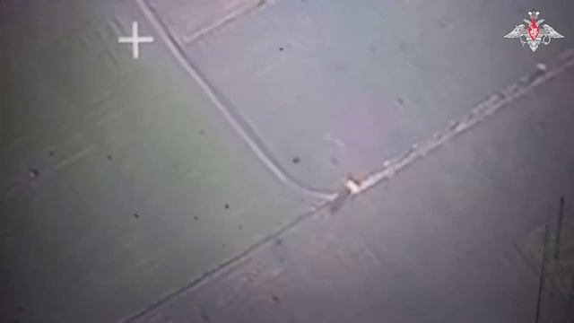 Боевая работа расчета ударных БпЛА