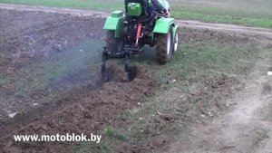 Минитрактор CATMANN XD-150 16 л.с. пашем плугом 2014г.