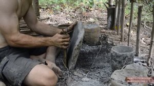 Примитивная технология: Хижина с черепичной крышей