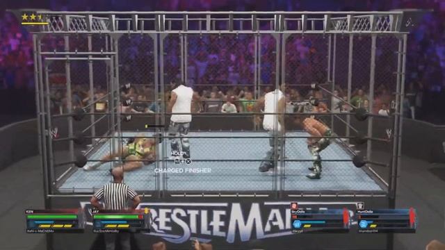 WWE 2K23: RocStarMentality & KeN-x-MaChiSMo vs. IISkyyII & hhamilton114 (Highlight) смотреть онлайн
