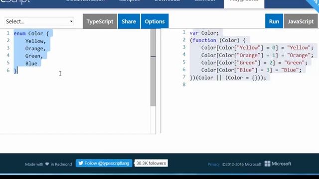 Enum in TypeScript - TypeScript Tutorial