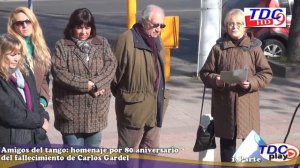 P1- Amigos del tango: homenaje por 80 aniversario del fallecimiento de Carlos Gardel