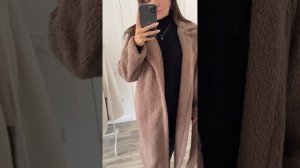 Пальто жіноче стильне тепле «Тедді» з поясом