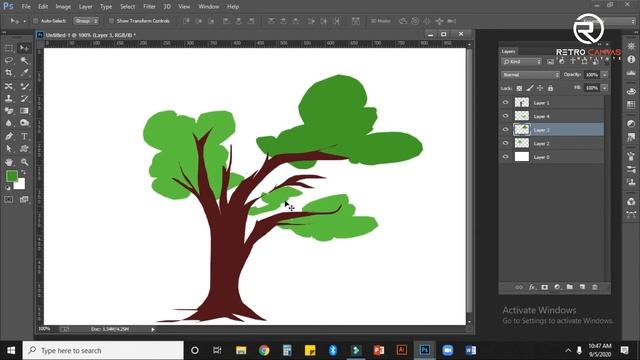 Photoshop Bangla Tutorial || Fundamentals Of Layer Palette || Retro Canvas || Class-05 смотреть онлайн