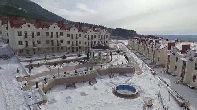 Коттеджный поселок Лесная Гармония зима