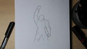 How to draw DOOM guy | Doom guy drawing
