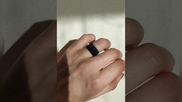 Кольца из японского бисера Miyuki и Toho