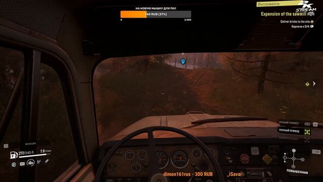 SnowRunner - Карта «Canadian Runner 01 - The Town».#3 смотреть онлайн