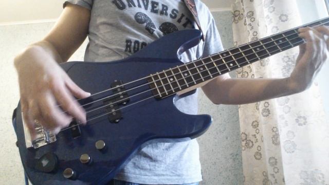 Тэппинг и флажолет на бас гитаре Aria STB PJ bass tapping and flageolet смотреть онлайн