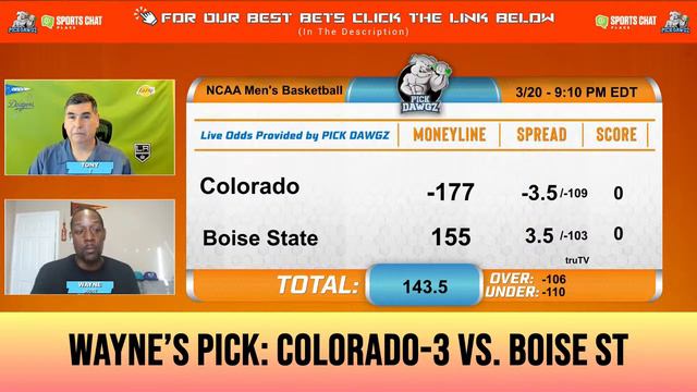 NBA, College Basketball, NHL  3/20/24 Picks and Predictions  -- LIVE