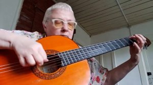 Маргарита Александрова.  Беспечный ковбой.  Этюд для гитары № 7