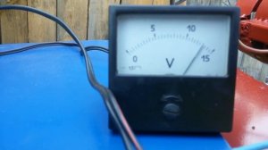 тракторный генератор на мотоблок (8Ч) - напряжение с АКБ -14.5 В