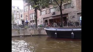 Нидерланды. Самые необычные судёнышки. Каналы Амстердама.