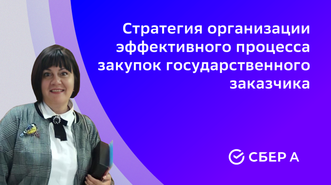 Стратегия организации эффективного процесса закупок государственного заказчика