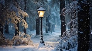 ❄️ Narnia Winter Forest Snow Ambience   Relaxing Snow Sounds   Sleep, Study, Relax, Focus