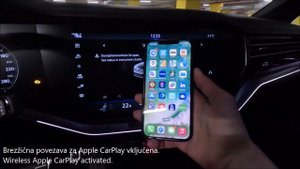 VW Touareg 3, MY2023 – wireless Apple CarPlay activation – vključitev brezžičnega Apple CarPlay-a