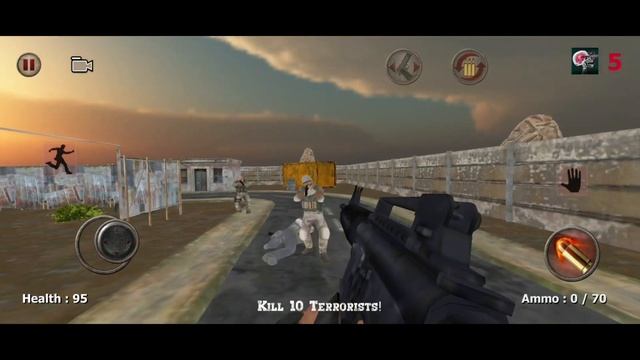 Urban Counter Terrorist War (Desert Town,Abandoned Factory) Полное Прохождение смотреть онлайн