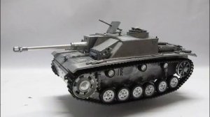 Metal RC Tank German Stug III MATO Tank 1/16 Complete