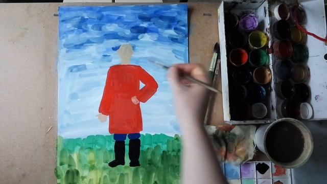 как нарисовать богатыря ? смотреть онлайн