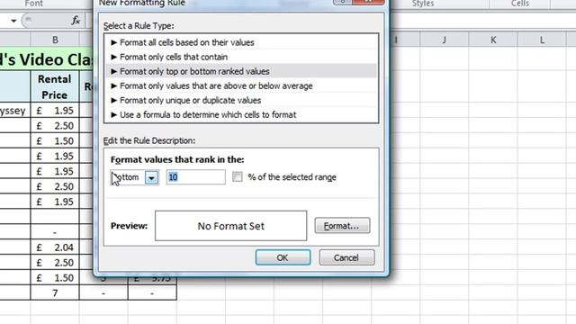 Excel 2010 Tutorial For Beginners #9 - Conditional Formatting Pt.2 (Microsoft Excel) смотреть онлайн