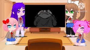 DDLC React to Undertale AU: Something New | Killer Sans |